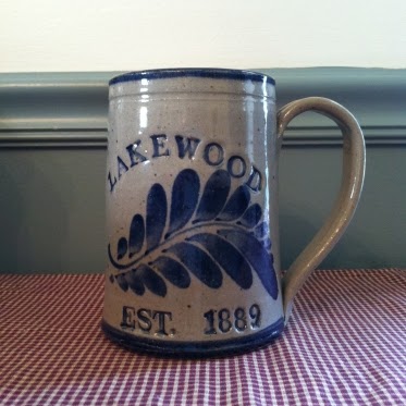 Lakewood pottery stein